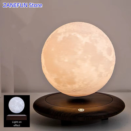 3D Printed Magnetic Levitating Moon Lamp Globe Creative Office Home Decoration Unique Gifts