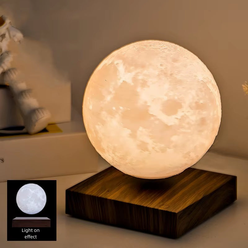 3D Printed Magnetic Levitating Moon Lamp Globe Creative Office Home Decoration Unique Gifts
